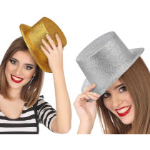 Chapeau Haut de Forme Paillettes - 2 Coloris au Choix