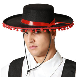 Chapeau Espagnol Pompoms