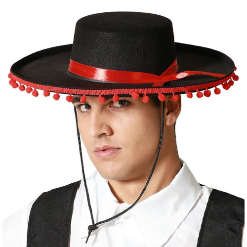 Chapeau Espagnol Pompoms