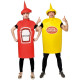 Déguisement Ketchup + Déguisement Moutarde
