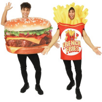 Déguisement Burger + Déguisement Frites