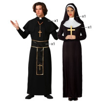Déguisement Soeur + Déguisement Curé