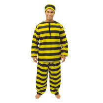 Déguisement Prisonnier Jaune / Bagnard