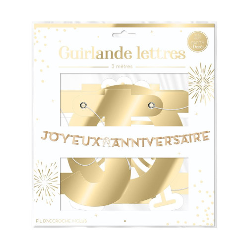 Banderole Joyeux Anniversaire