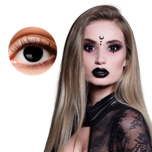 Paire de Lentilles de Contact Noires