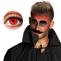 Paire de Lentilles de Contact Rouges