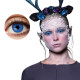 Paire de Lentilles de Contact Elfe Bleu
