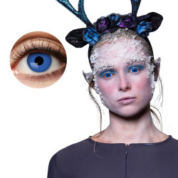 Paire de Lentilles de Contact Elfe Bleu