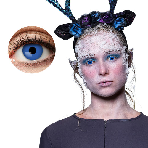 Paire de Lentilles de Contact Elfe Bleu