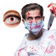 Paire de Lentilles de Contact Sanglantes