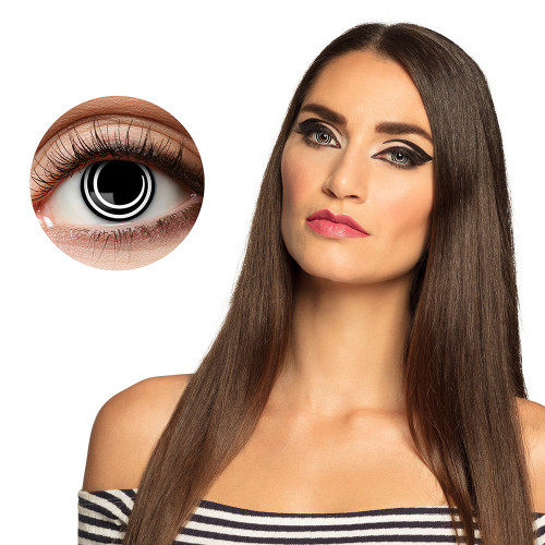 Paire de Lentilles de Contact Spirales