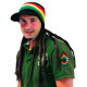 Bonnet Rasta avec Cheveux / Bob Marley / Jamaïcain