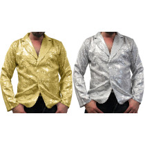 Déguisement Veste Paillettes / Disco - 2 Coloris au Choix