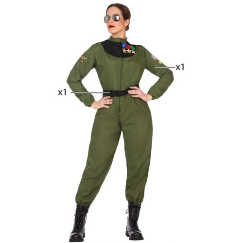 Déguisement Pilote de Chasse Femme