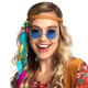 Lunettes Hippies Couleurs - 4 Coloris au Choix