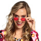 Lunettes Hippies Couleurs - 4 Coloris au Choix