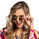 Lunettes Hippies Couleurs - 4 Coloris au Choix