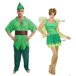 Déguisement Homme Vert + Déguisement Fée Verte