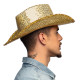Chapeau Cowboy Paillettes Or