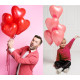 Lot de 5 Ballons Coeurs