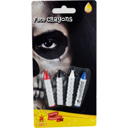 4 Crayons Maquillage Halloween