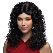 Perruque Bouclée Noire