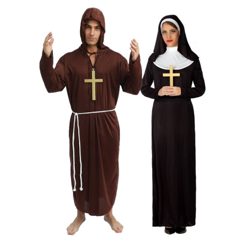 Déguisement Soeur + Déguisement Moine