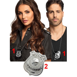 Insigne Police - 2 Modèles au Choix