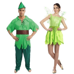 Déguisement Homme Vert + Déguisement Fée Verte