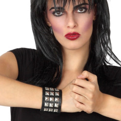 Bracelet Cuir Cloutés / Punk / Biker
